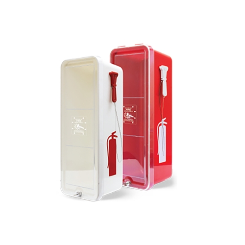 Strike First 5 lb All Weather Plastic Fire Extinguisher Cabinet 