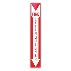 Rigid "Fire Extinguisher" Photoluminescent ID Sign  