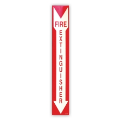 Rigid "Fire Extinguisher" Photoluminescent ID Sign  