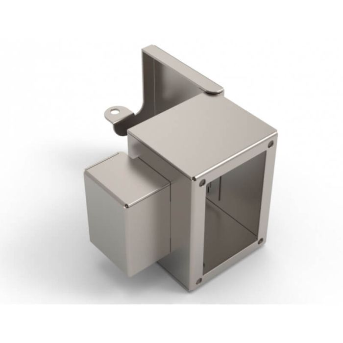 Vsp Box Vandal Stop AA-EB-3R-304L-12G Tamper Resistant Electrical Outlet Cover ...