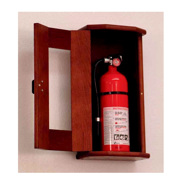 Wooden Mallet Fire Extinguisher Cabinet 10 Lb Capacity Light Oak FEC21LO for sale online 