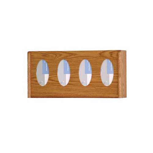 Wooden Mallet 4 Glove Box Wall Rack GBW11-4
