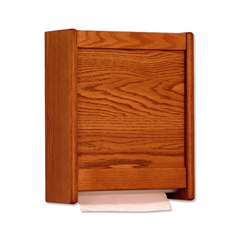 Wooden Mallet Paper Towel Dispensers (Medium Oak )