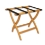 Luggage Rack Light Oak Black Strap