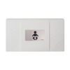 Foundations® Ultra 200-EH-03 White Granite & Stainless Baby Changing Station Horizontal