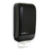 Palmer TD0177-02 ExiTowel Mini-Fold Towel Dispenser - Black Translucent
