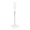 Palmer Fixture SF0320-17 48" Metal Floor Stand in White for Automatic Dispensers