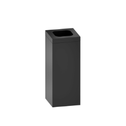 ASI® 0839-41 Matte Black 19 Gallon Freestanding Waste Receptacle