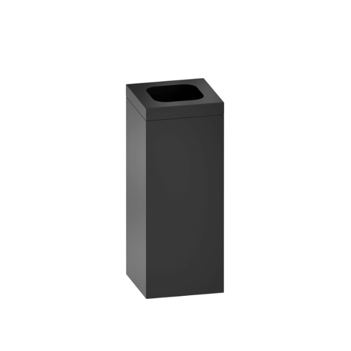 ASI® 0839-41 Matte Black 19 Gallon Freestanding Waste Receptacle