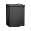 ASI&reg; 0852-41 Matte Black Sanitary Napkin Disposal
