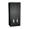 ASI&reg; 0864-41 Matte Black Stainless Steel Surface Mounted Sanitary Napkin / Tampon Vendor