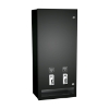 ASI&reg; 0864-41 Matte Black Stainless Steel Surface Mounted Sanitary Napkin / Tampon Vendor