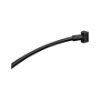 ASI 1201-41 Matte Black Curved Shower Rod