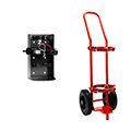 Strike First Fire Extinguisher Brackets and Cart